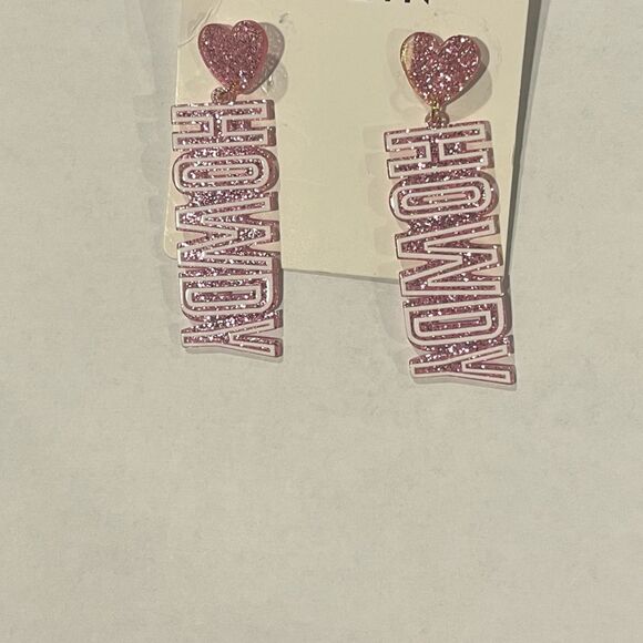 Source Unknown Jewelry - Cute HOWDY Earrings Womens/Girls